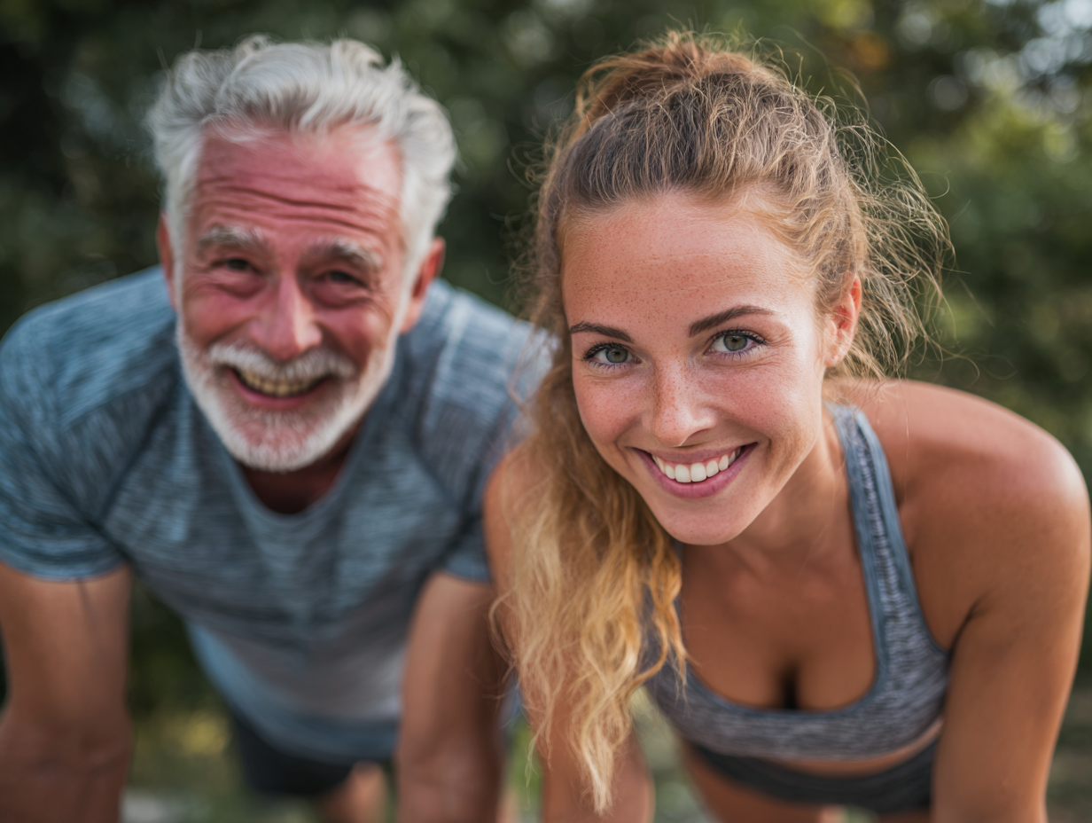 Žena pri fitness aktivitách